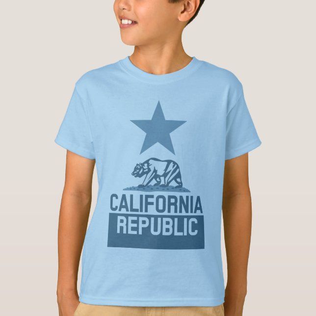 Staatsflagge KALIFORNIEN T-Shirt (Vorderseite)