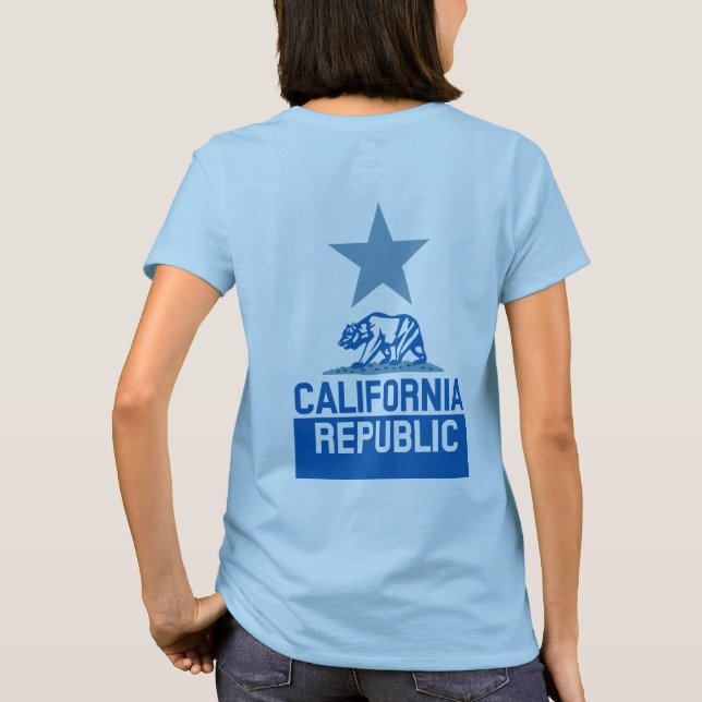 Staatsflagge KALIFORNIEN T-Shirt (Rückseite)
