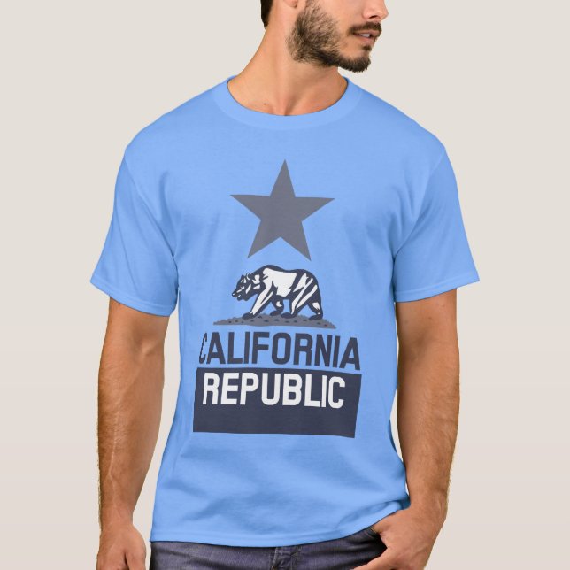 Staatsflagge KALIFORNIEN T-Shirt (Vorderseite)