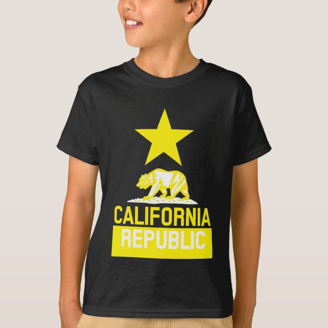 Staatsflagge KALIFORNIEN T-Shirt (Vorderseite)