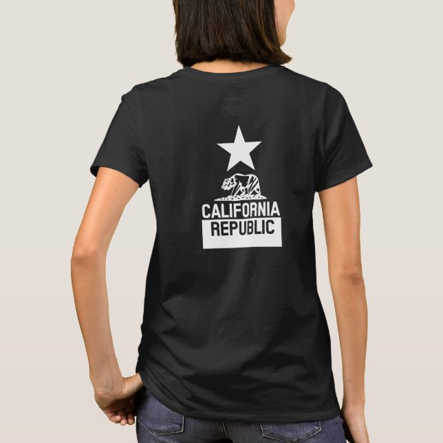 Staatsflagge KALIFORNIEN T-Shirt (Rückseite)