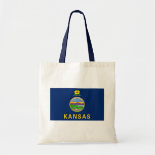 Staatsflagge Kansas Tragetasche