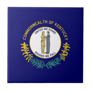 Staatsflagge Kentucky Fliese