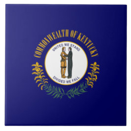 Staatsflagge Kentucky Fliese