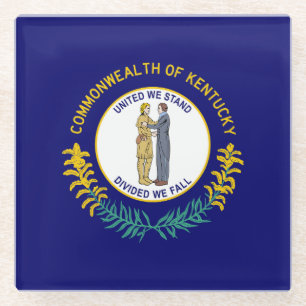 Staatsflagge Kentucky Glasuntersetzer