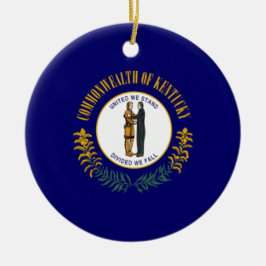 Staatsflagge Kentucky Keramik Ornament