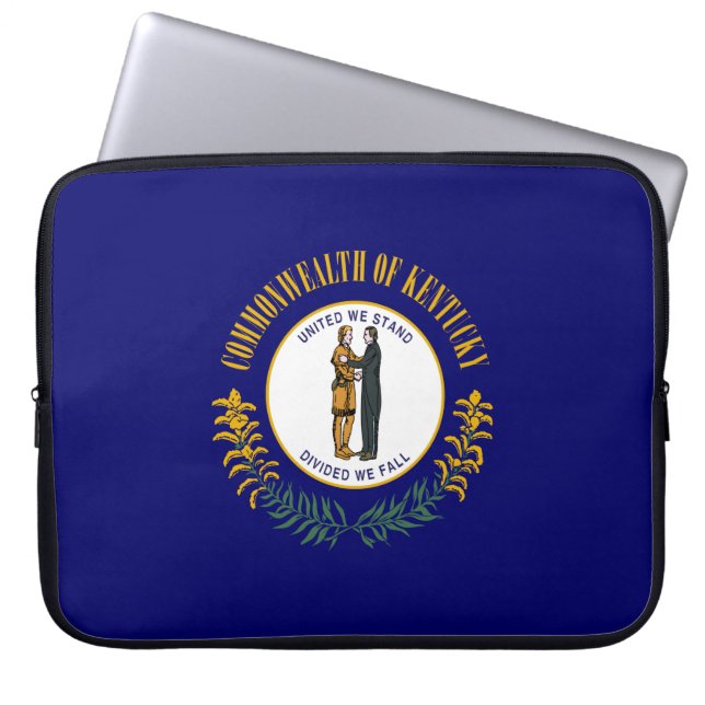 Staatsflagge Kentucky Laptopschutzhülle (Vorderseite)