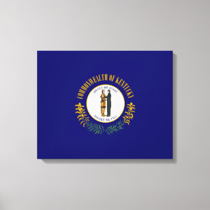 Staatsflagge Kentucky Leinwanddruck