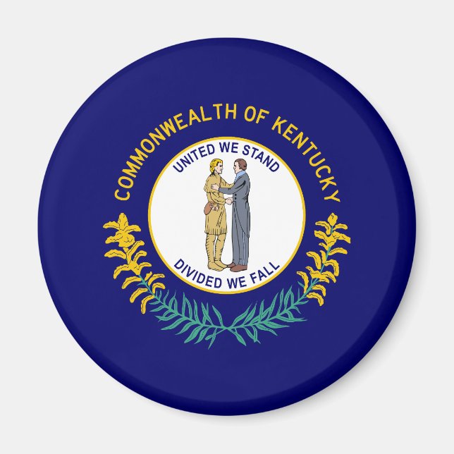 Staatsflagge Kentucky Magnet (Vorne)