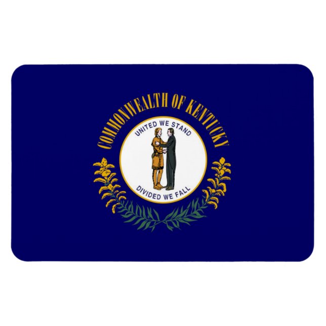 Staatsflagge Kentucky Magnet (Horizontal)