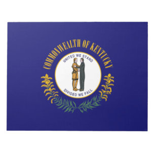 Staatsflagge Kentucky Notizblock