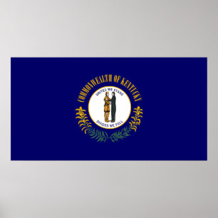 Staatsflagge Kentucky Poster