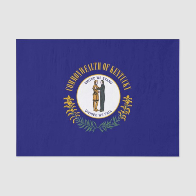 Staatsflagge Kentucky Seidenpapier (Vorderseite)