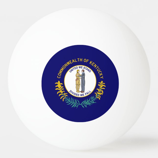 Staatsflagge Kentucky Tischtennisball (Vorderseite)