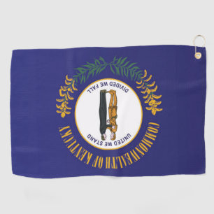 Staatsflagge Kentucky, USA Golfhandtuch