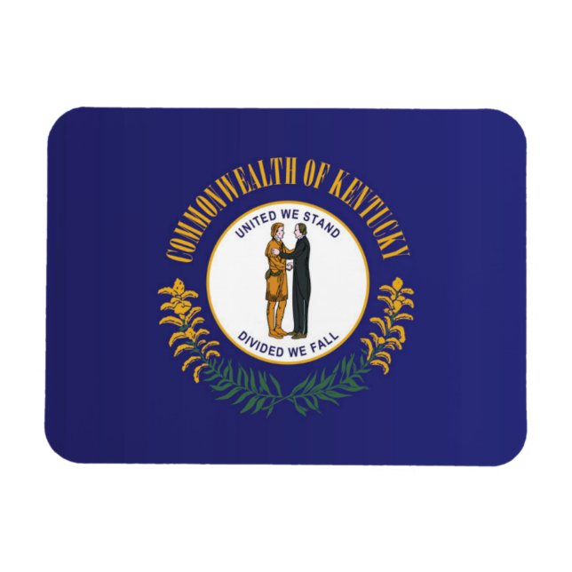 Staatsflagge Kentucky, USA Magnet (Horizontal)