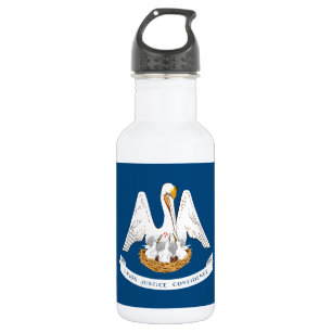 Staatsflagge Louisiana Edelstahlflasche