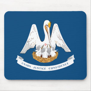 Staatsflagge Louisiana Mousepad