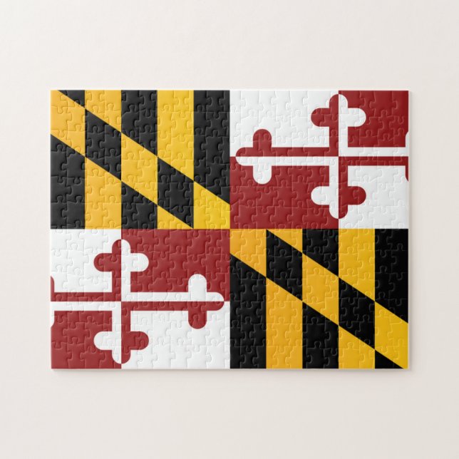 Staatsflagge Maryland, USA (Horizontal)