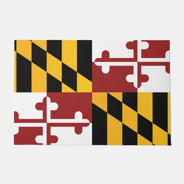 Staatsflagge Maryland, USA Fußmatte (Vorderseite)
