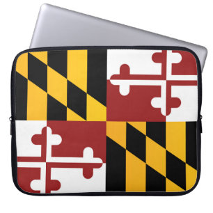 Staatsflagge Maryland, USA Laptopschutzhülle