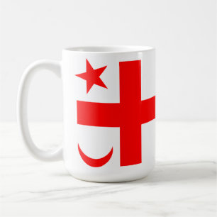 Staatsflagge Mikmaq Kaffeetasse