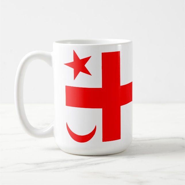 Staatsflagge Mikmaq Kaffeetasse (Links)