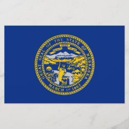 Staatsflagge Nebraska Briefpapier