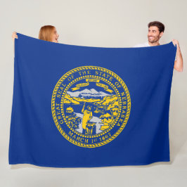 Staatsflagge Nebraska Fleecedecke