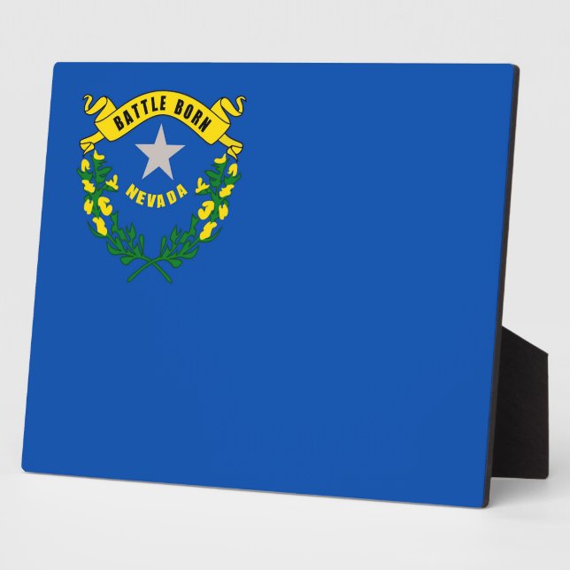 Staatsflagge Nevada Fotoplatte (Seite)
