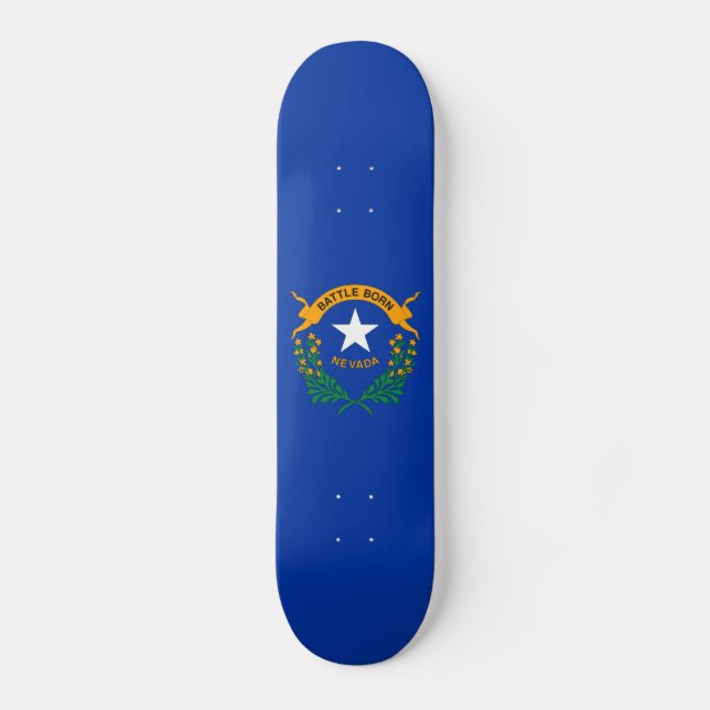 Staatsflagge Nevada Skateboard (Vorderseite)