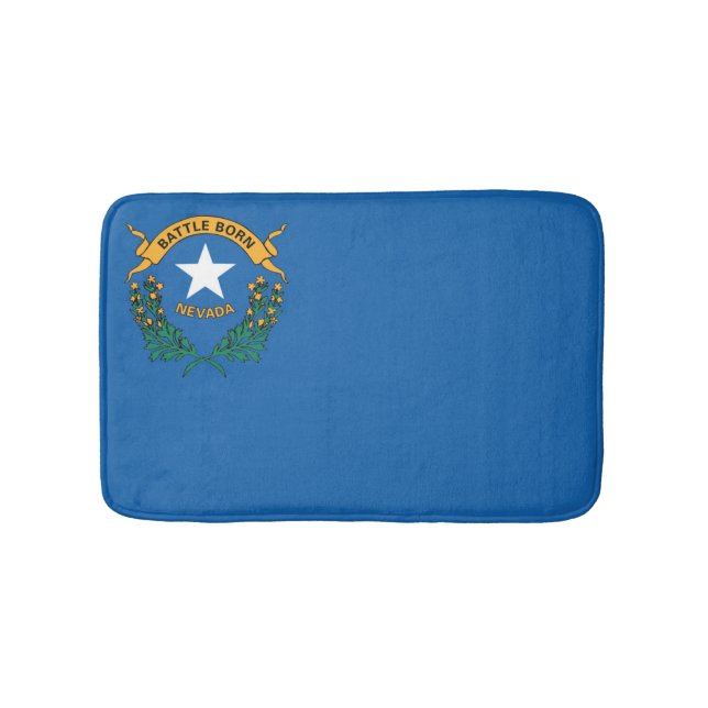 Staatsflagge Nevada, USA Badematte (Vorderseite)