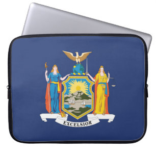 Staatsflagge New York, USA Laptopschutzhülle