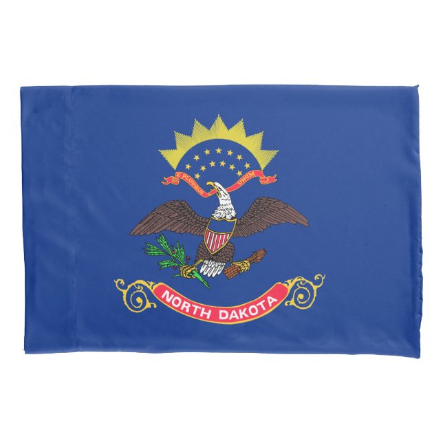 Staatsflagge Nord-Dakota Kissenbezug (Vorderseite)