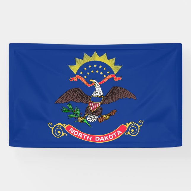 Staatsflagge Nord-Dakota (Nord-Dakotan) Banner (Horizontal)