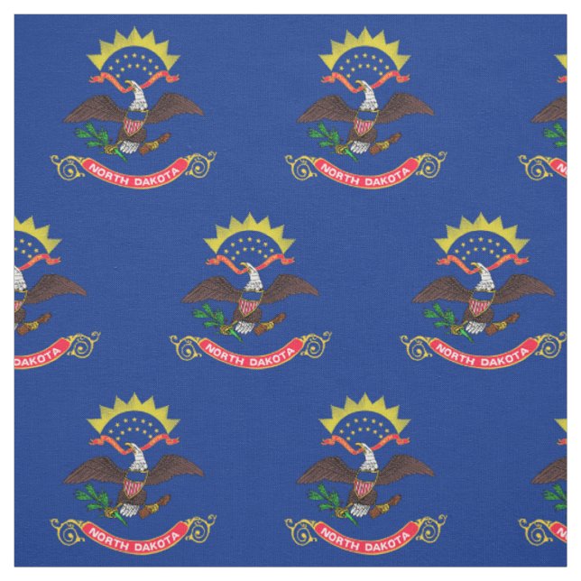 Staatsflagge Nord-Dakota Stoff (Muster)