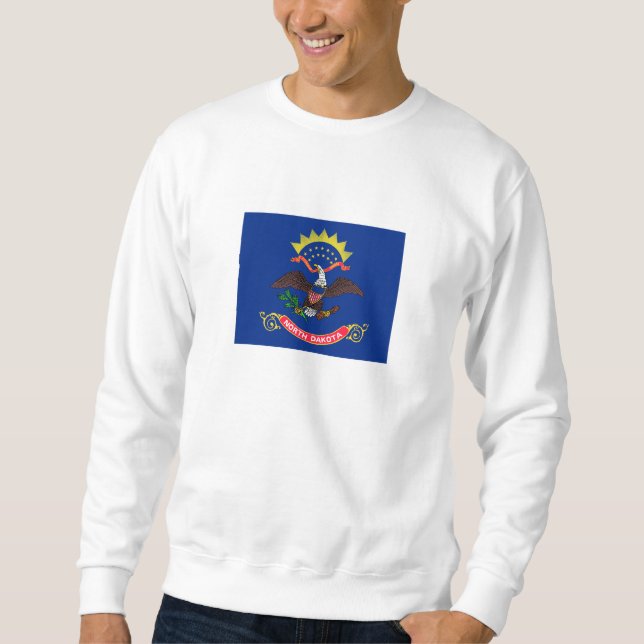 Staatsflagge Nord-Dakota Sweatshirt (Vorderseite)