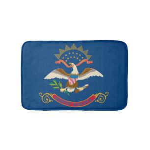 Staatsflagge Nord-Dakota, USA Badematte