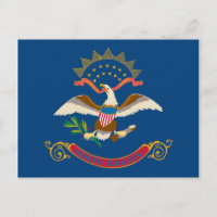 Staatsflagge Nord-Dakota, USA
