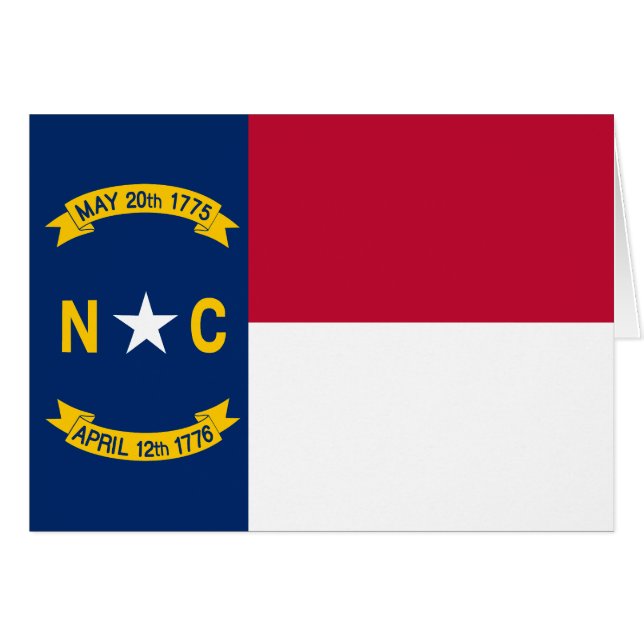 Staatsflagge North Carolina (Vorderseite (Horizontal))