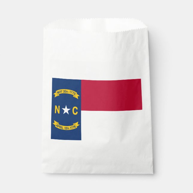 Staatsflagge North Carolina Geschenktütchen (Vorderseite)