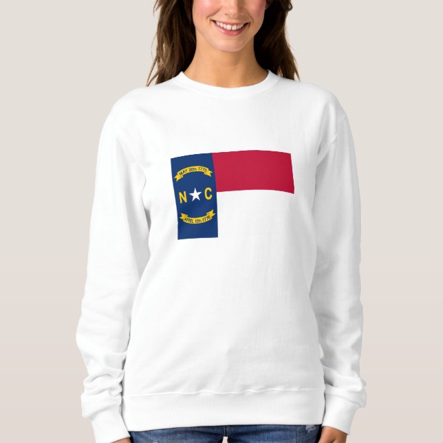 Staatsflagge North Carolina Sweatshirt (Vorderseite)