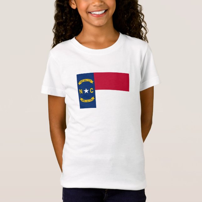 Staatsflagge North Carolina T-Shirt (Vorderseite)