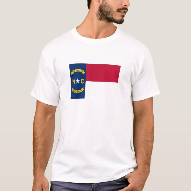 Staatsflagge North Carolina T-Shirt (Vorderseite)