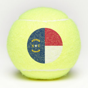 Staatsflagge North Carolina Tennisbälle