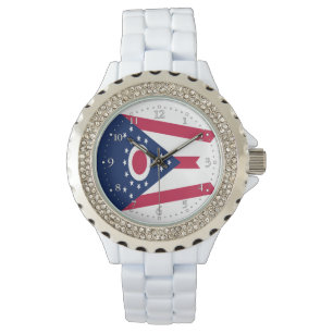 Staatsflagge Ohio Armbanduhr