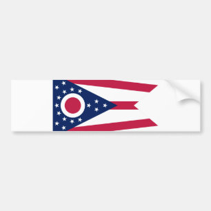 Staatsflagge Ohio Autoaufkleber