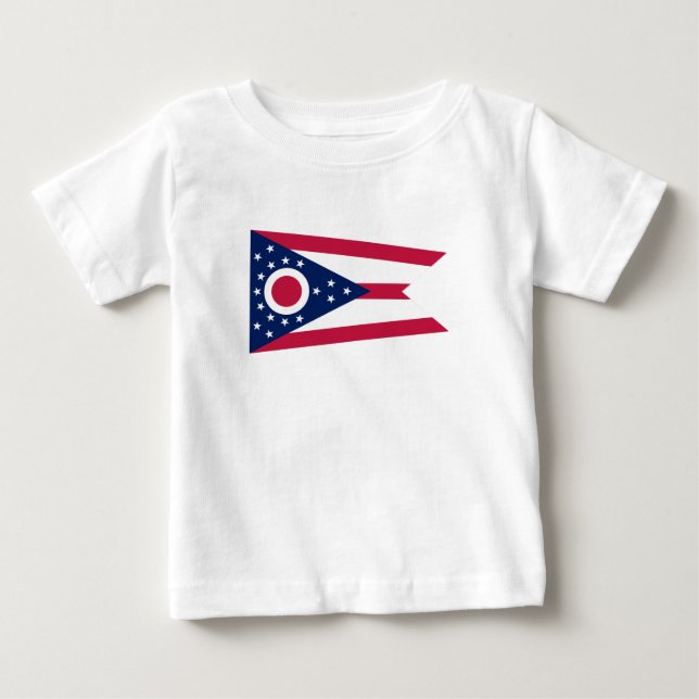 Staatsflagge Ohio Baby T-shirt (Vorderseite)