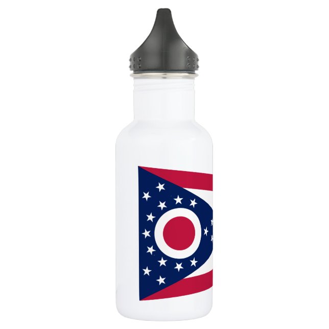 Staatsflagge Ohio Edelstahlflasche (Links)