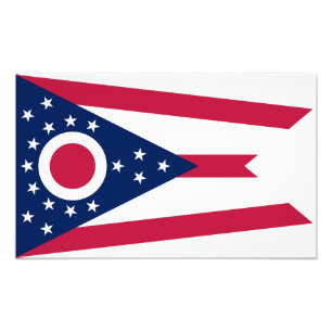 Staatsflagge Ohio Fotodruck